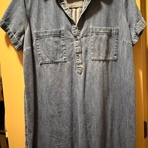 Old Navy Blue Midi Dress